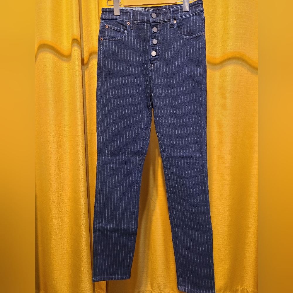 NWOT Volcom striped jeans - Size 28